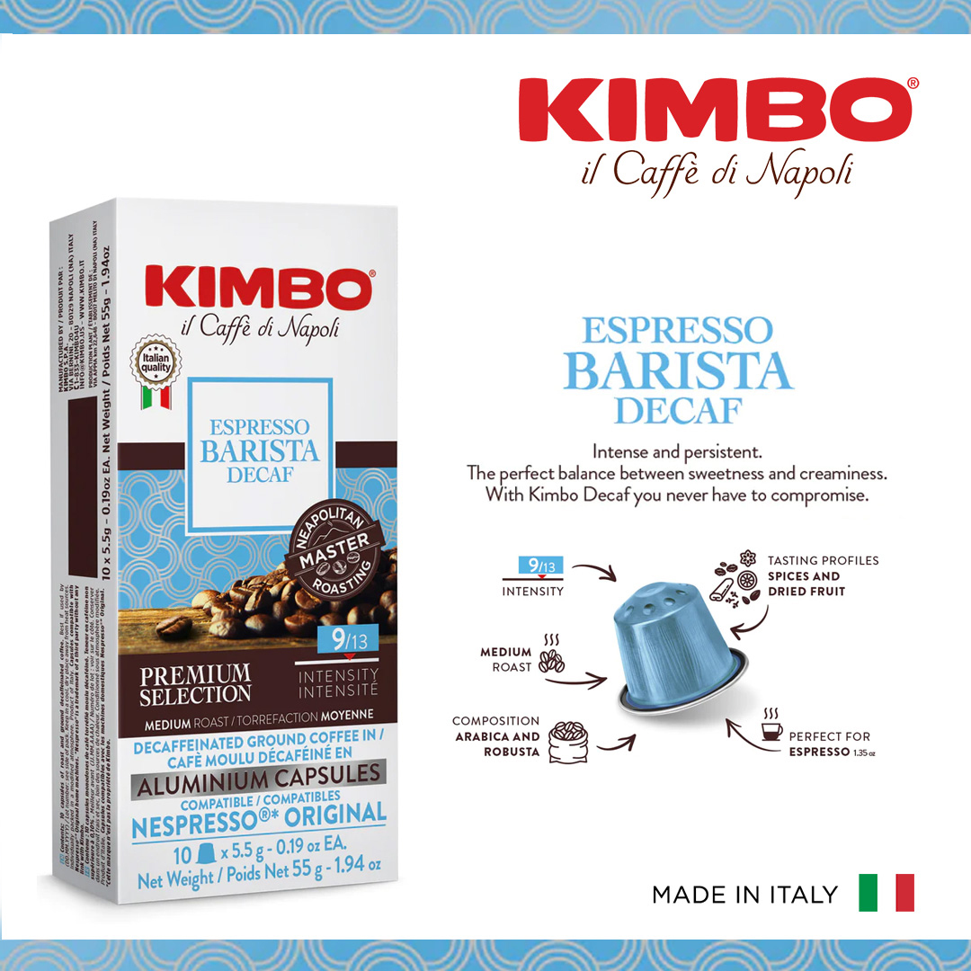 Kimbo Espresso Barista Decaf Capsules 2