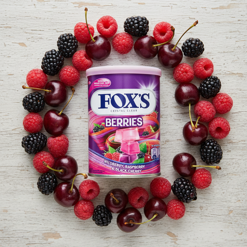 FOX_S BERRIES TIN CAN